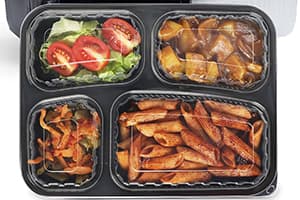 Ready-to-eat meal containers
