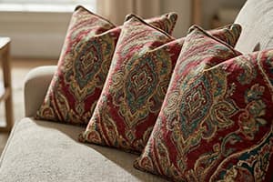 Cushions - Decorative and high-density cushions requiring long-term loft retention