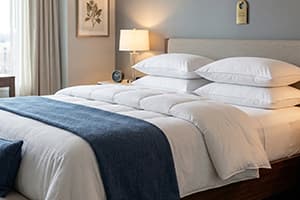 Hospitality Bedding - Durable and resilient filling for commercial use