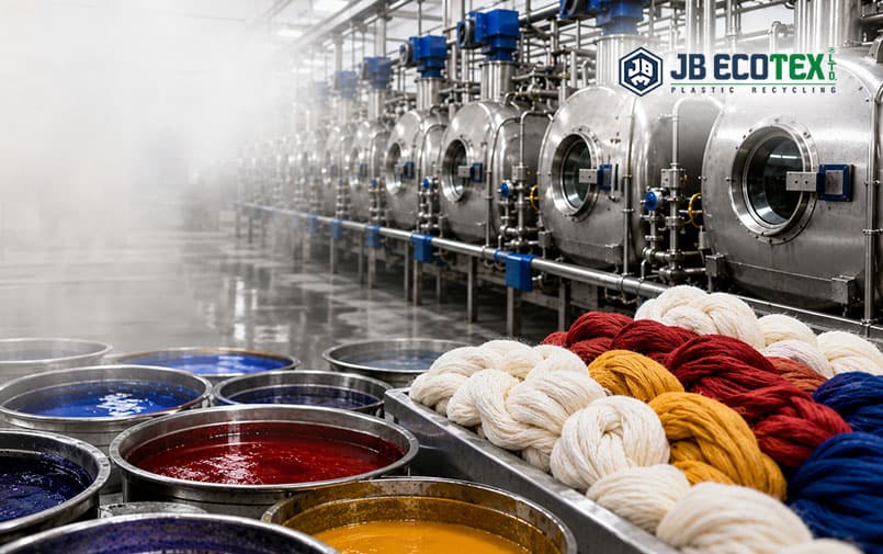 Super-White Recycled Polyester Staple Fibre That Dyes True, Every Batch
