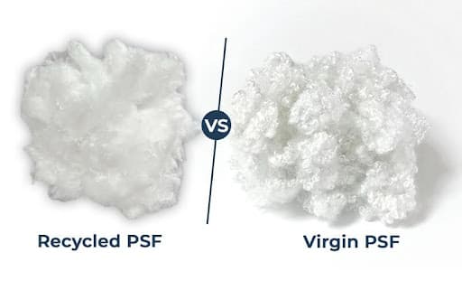 recycled vs virgin PSF