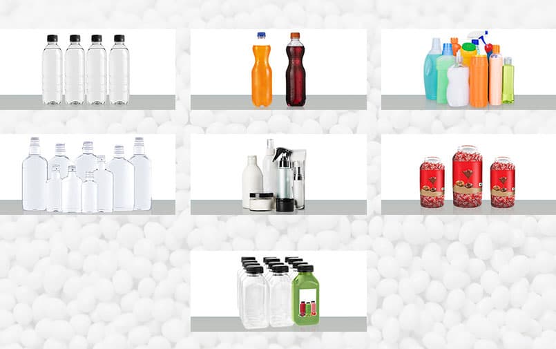 Different types of bottles