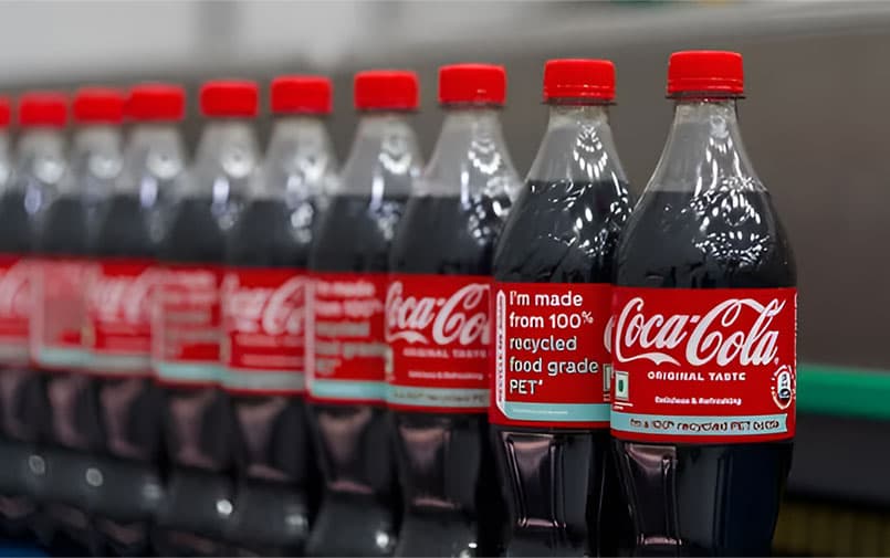 100% recycled bottles