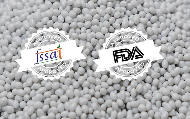 fssai and fda approved rpet resin