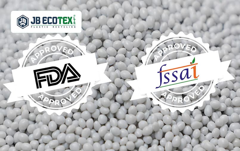 fda and fssai approved rpet resin