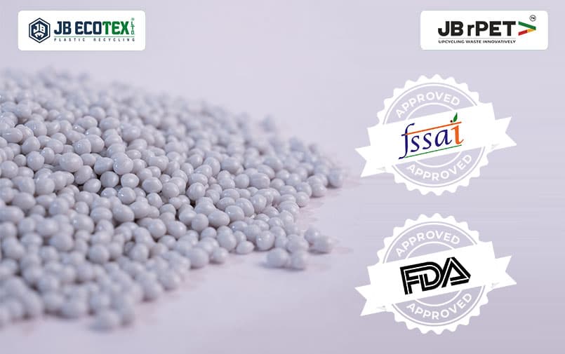 FSSAI & FDA Approved rPET Resin