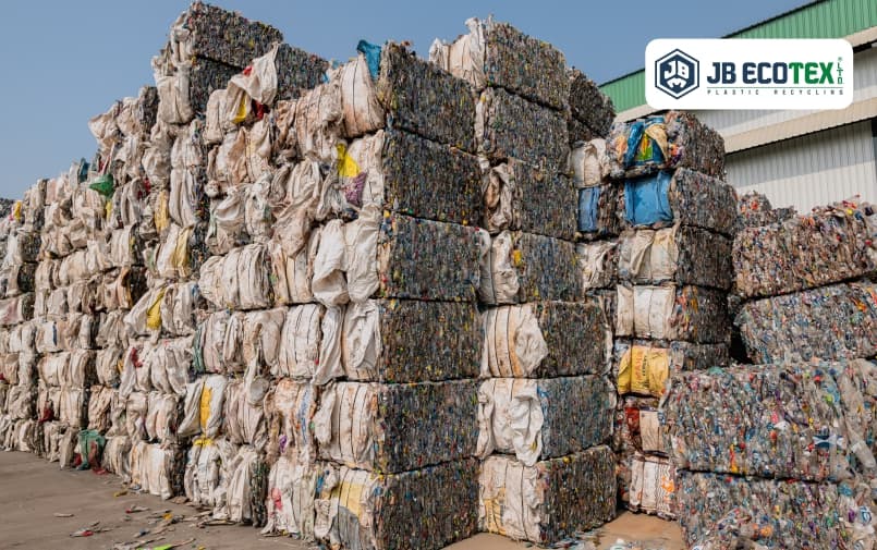 Pet plastic waste pile