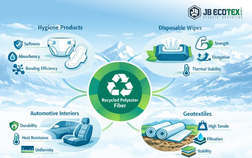 Performance Comparison of Recycled Polyester Staple Fiber in Nonwoven Applications