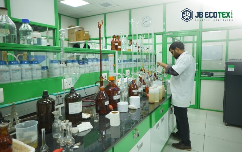 Lab testing of rpet resin