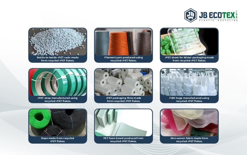 Industries That Use rPET Flakes