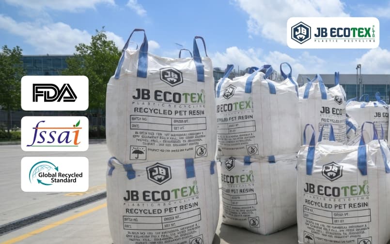 Fda & Fssai apparoved rpet resin