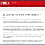 Top 10 Environmentalists to watch out in 2023 – theweek